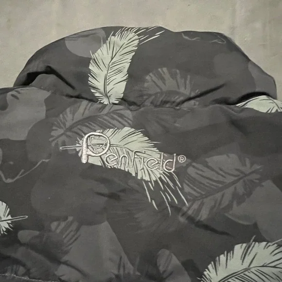 VTG Penfield DPM Down Stroke Feather Print Puffer Jacket Mens XL Outdoors Winter - Picture 6 of 9